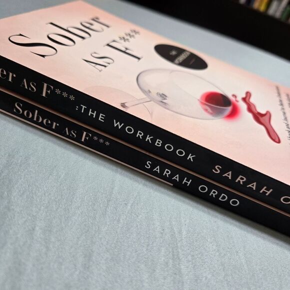 📚 New! "Sober as f***" Book and Workbook Set - Picture 4 of 13